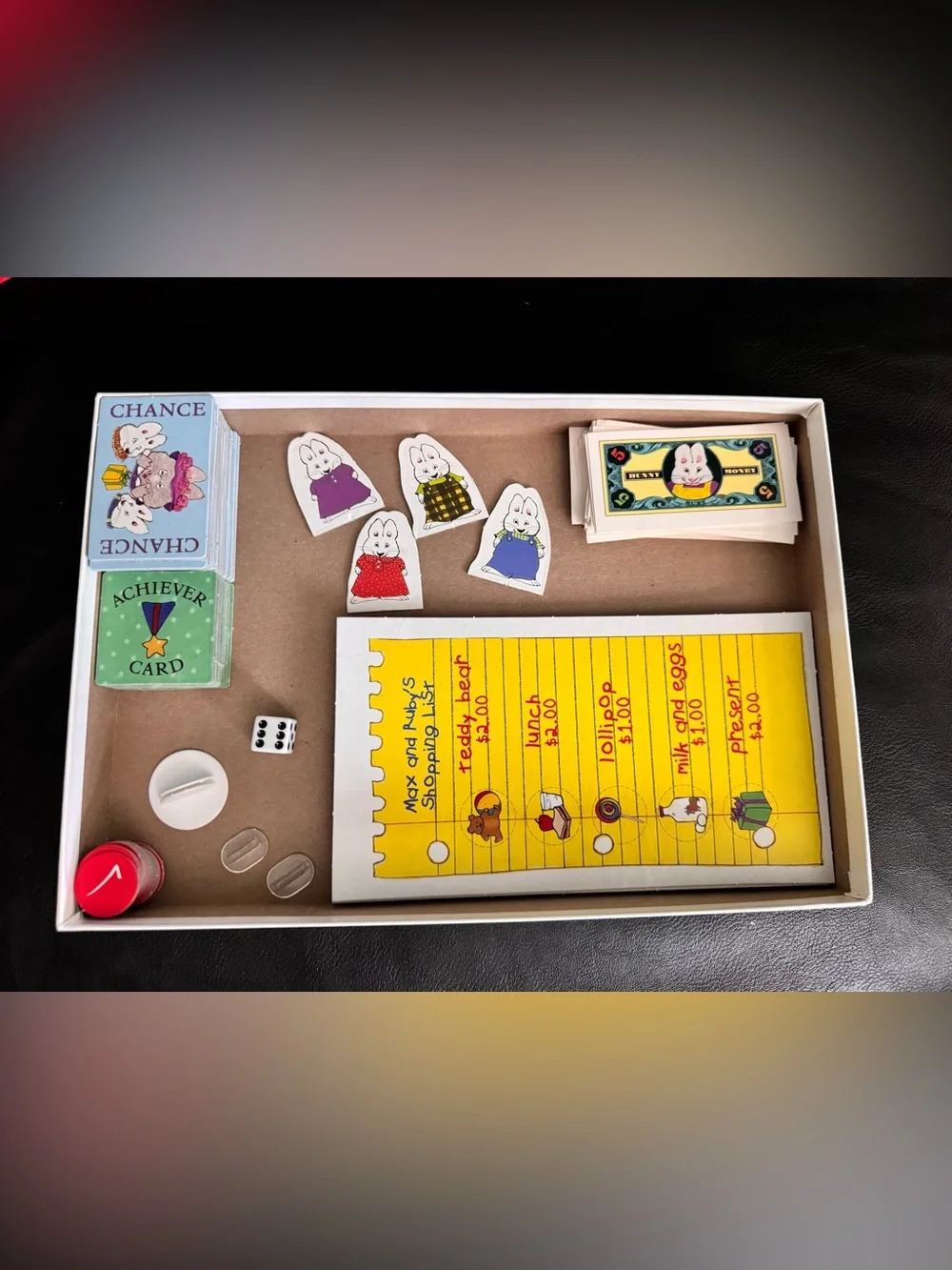 The Bunny Money Game Max And Ruby Education Rosemary Wells 1998- 100% Complete